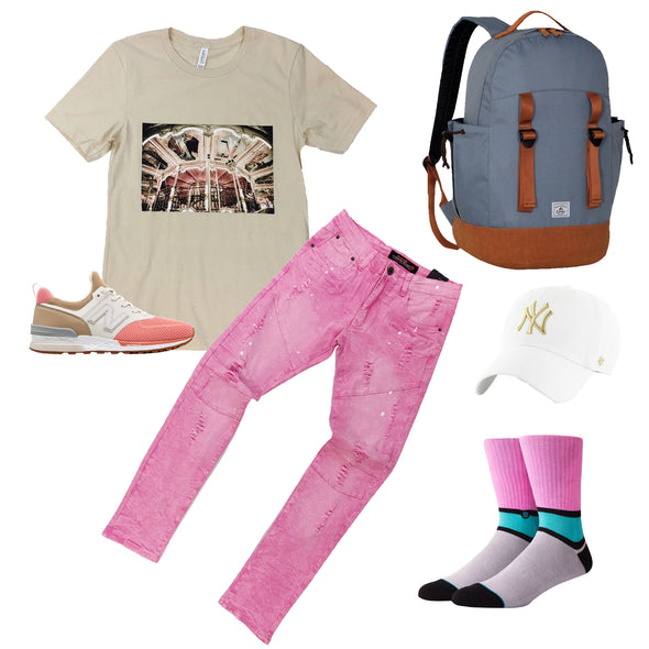 New Balance 574 Sport Outfit - Fashion Landmarks