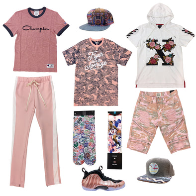 rose gold nike outfit