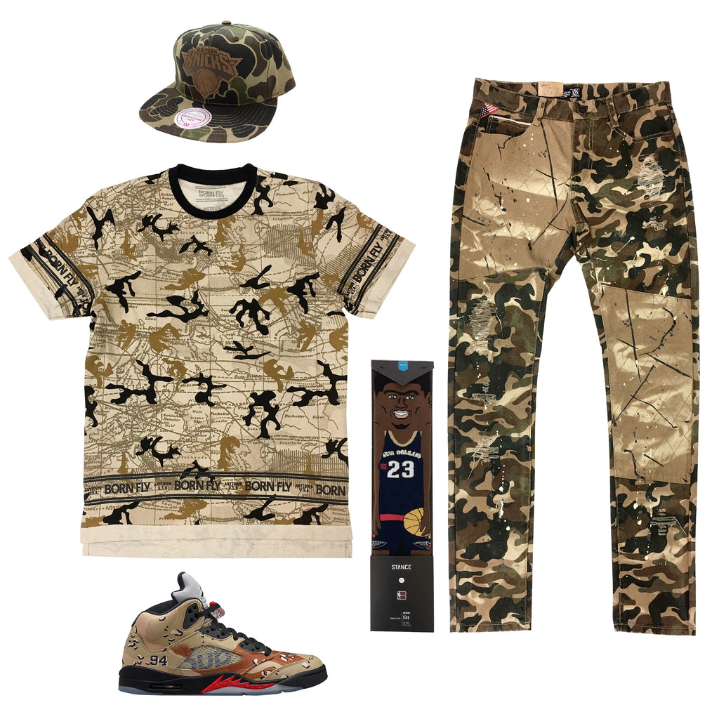 jordan 10 camo outfit