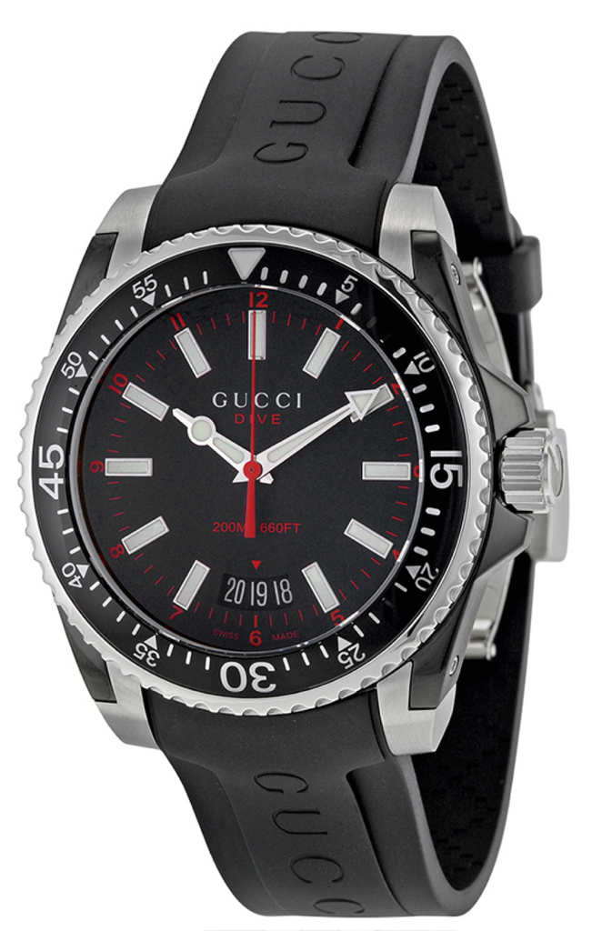 gucci 40mm dive watch