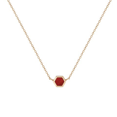 Shahla Karimi Mini Honey Necklace in Red Jasper