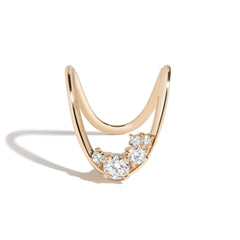 Shaha Karimi Zaha Cluster Deep Curve Ring