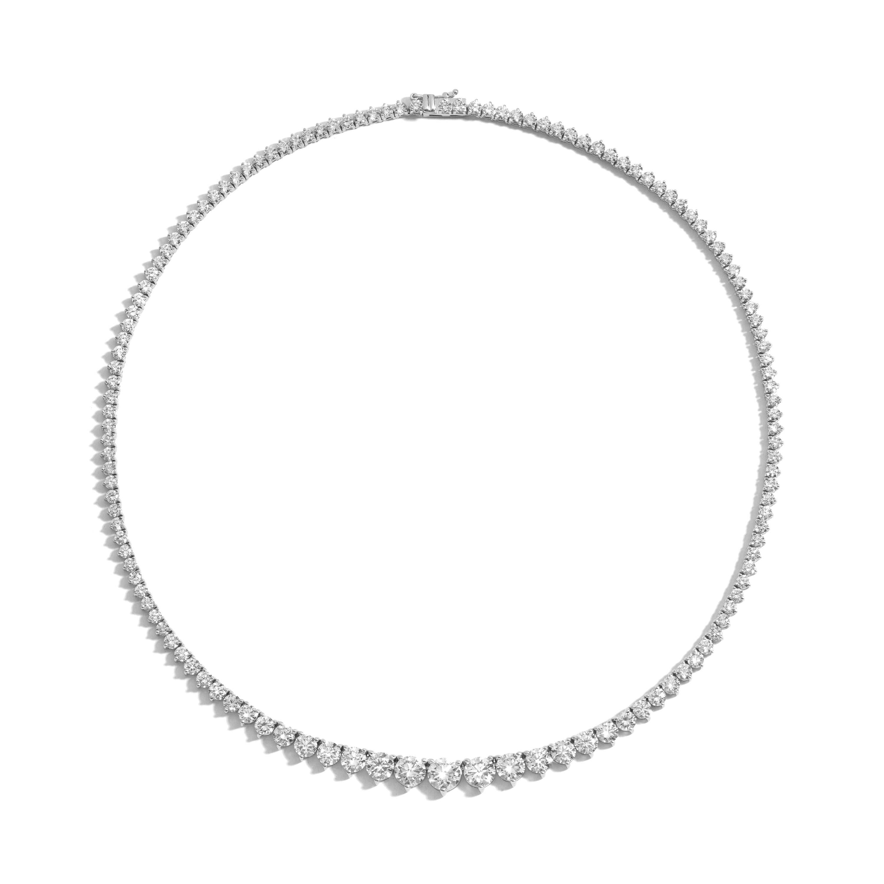DIAMOND GARBO CHOKER | Silver diamond necklace, Diamond necklace designs,  Diamond bracelet design