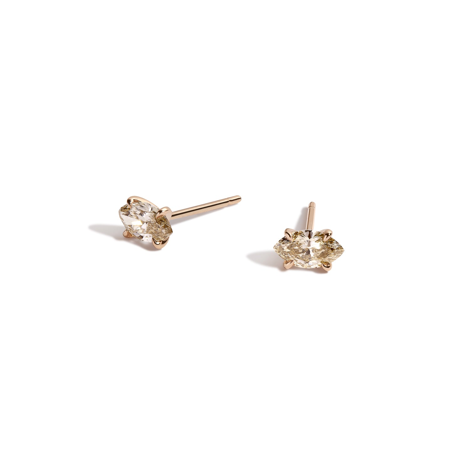 Champagne Marquise Earrings – Shahla Karimi