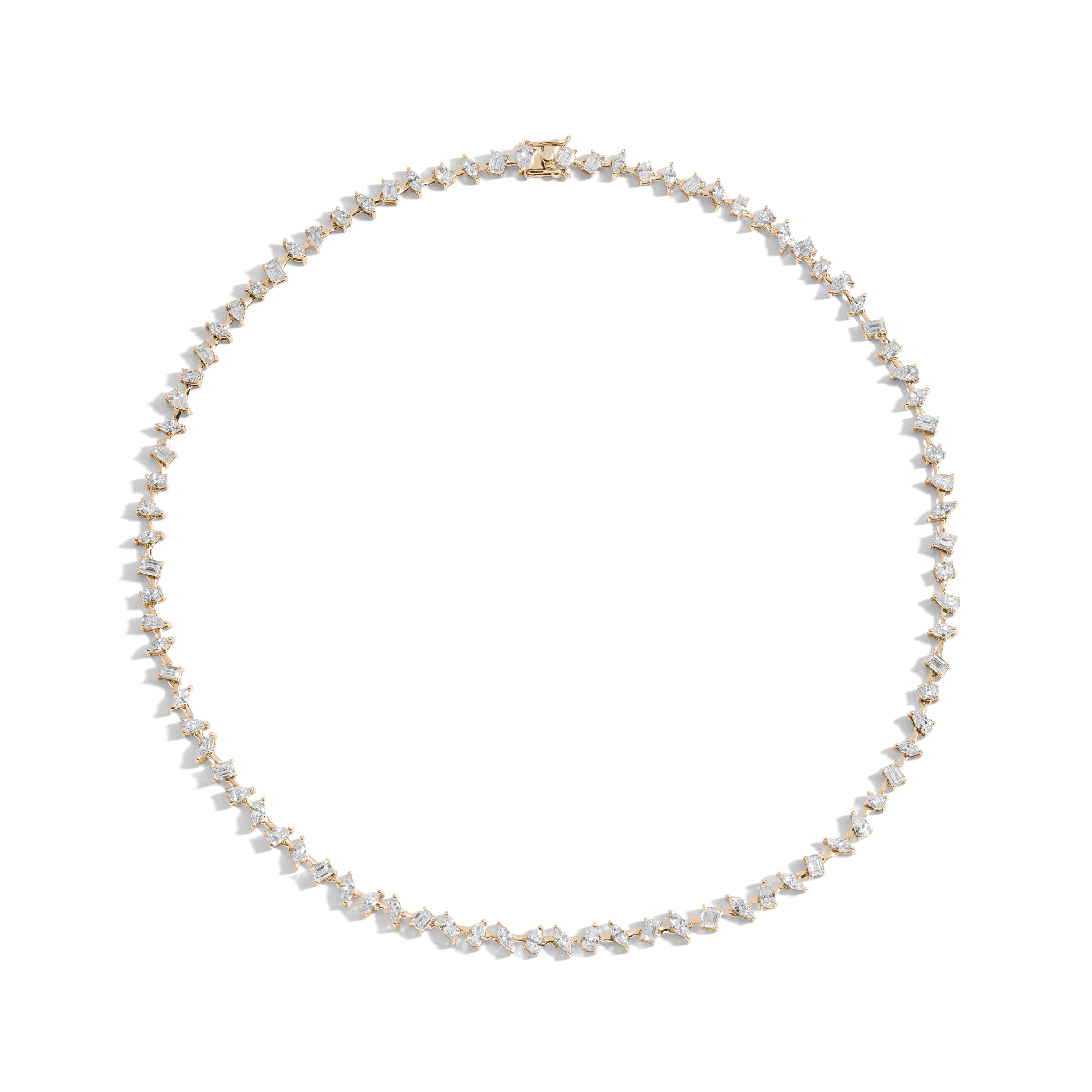 Multi-shape Diamond Necklace – SES Creations
