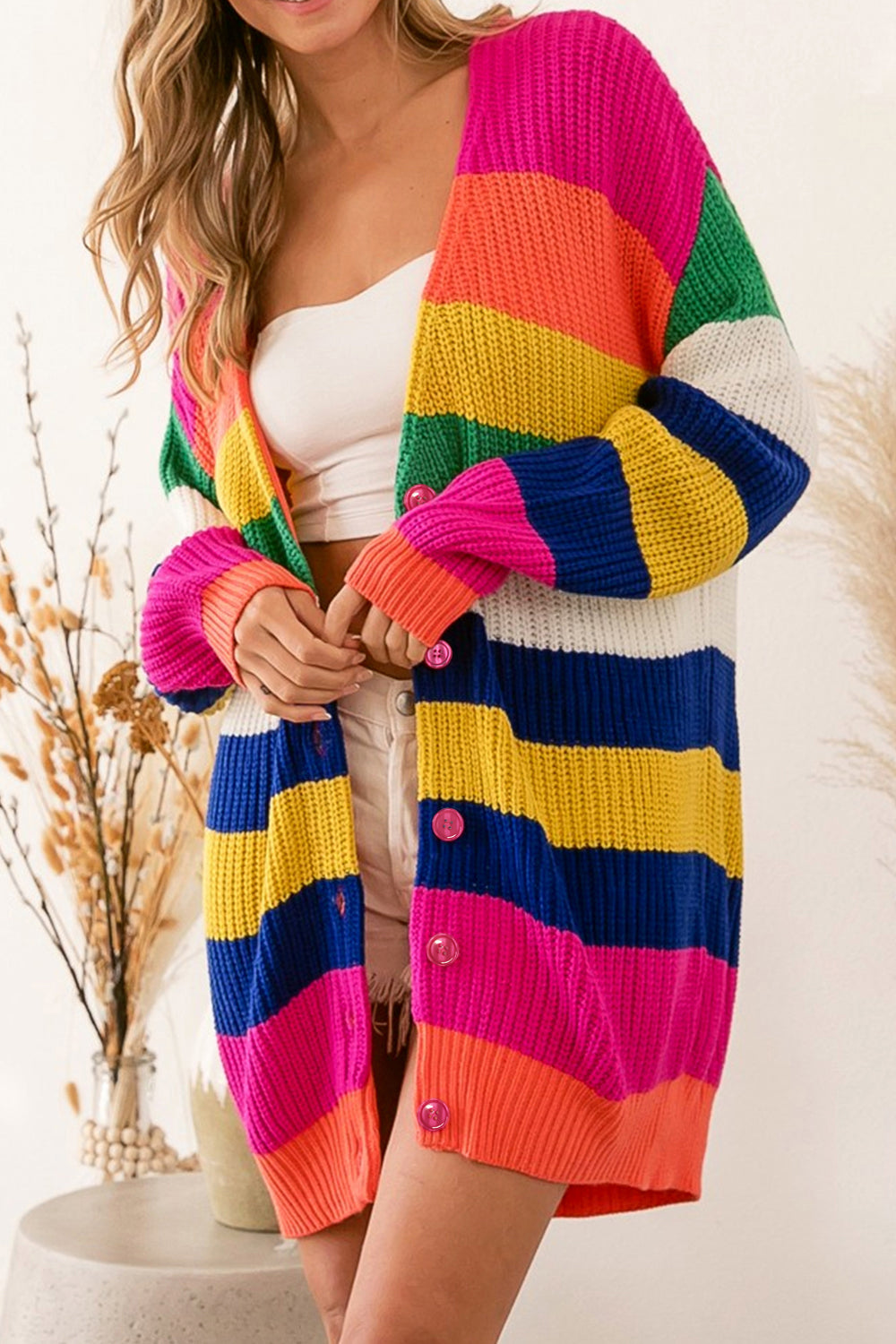 Charlotte Rainbow Duster/ Cardigan