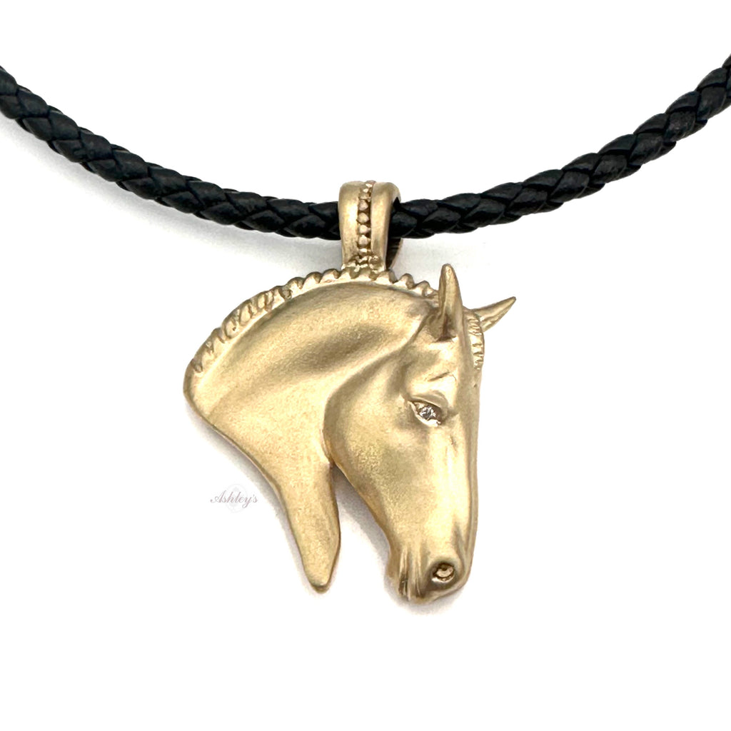 Vintage Gold Plated Chain with Gold Horse Coin Pendant 18 –  erinknightdesigns