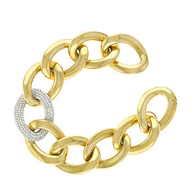 Cable Chain Bracelet, 14k Gold – Ashley's Equestrian