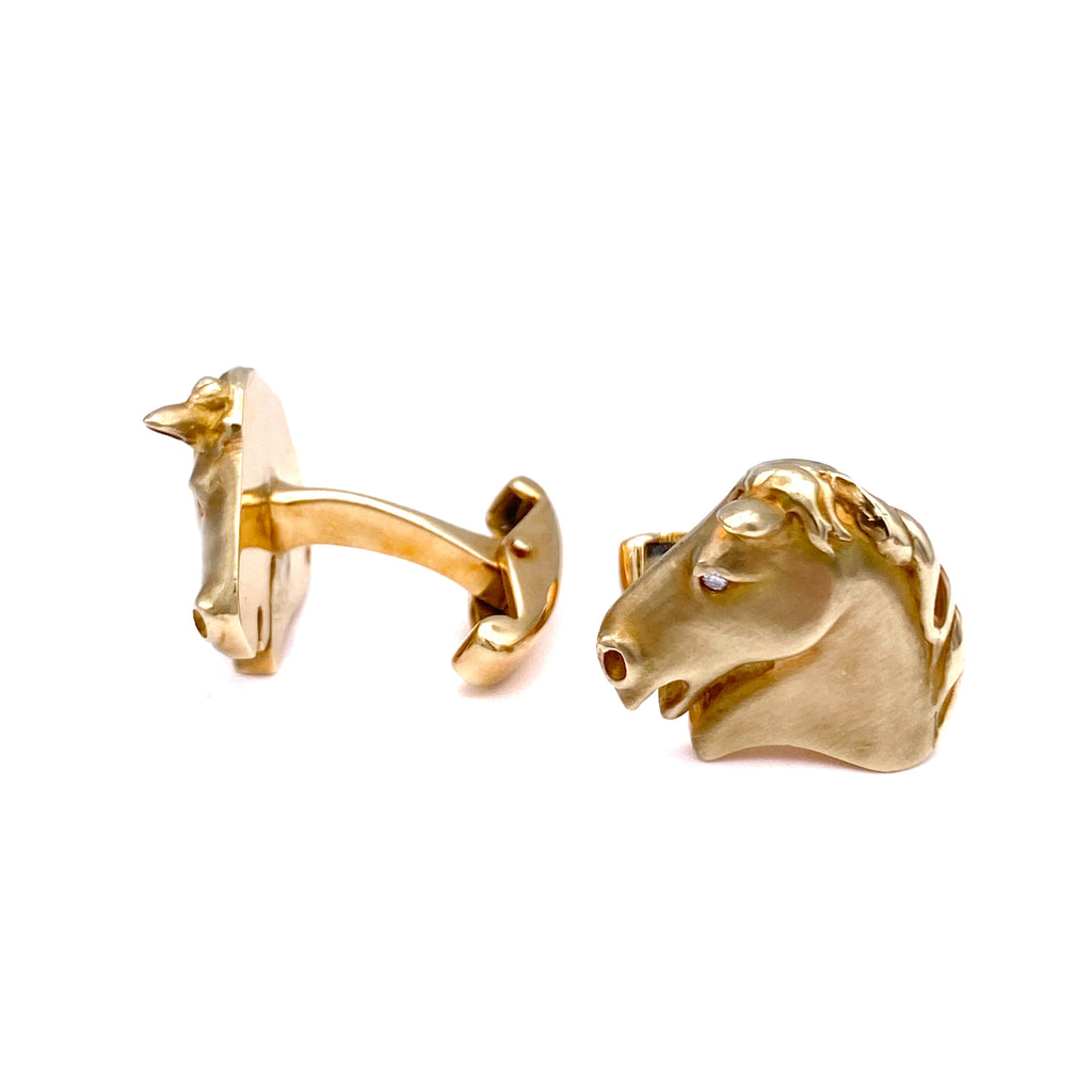 Golden Hoof Cuff Bracelet, 18k & Sterling – Ashley's Equestrian