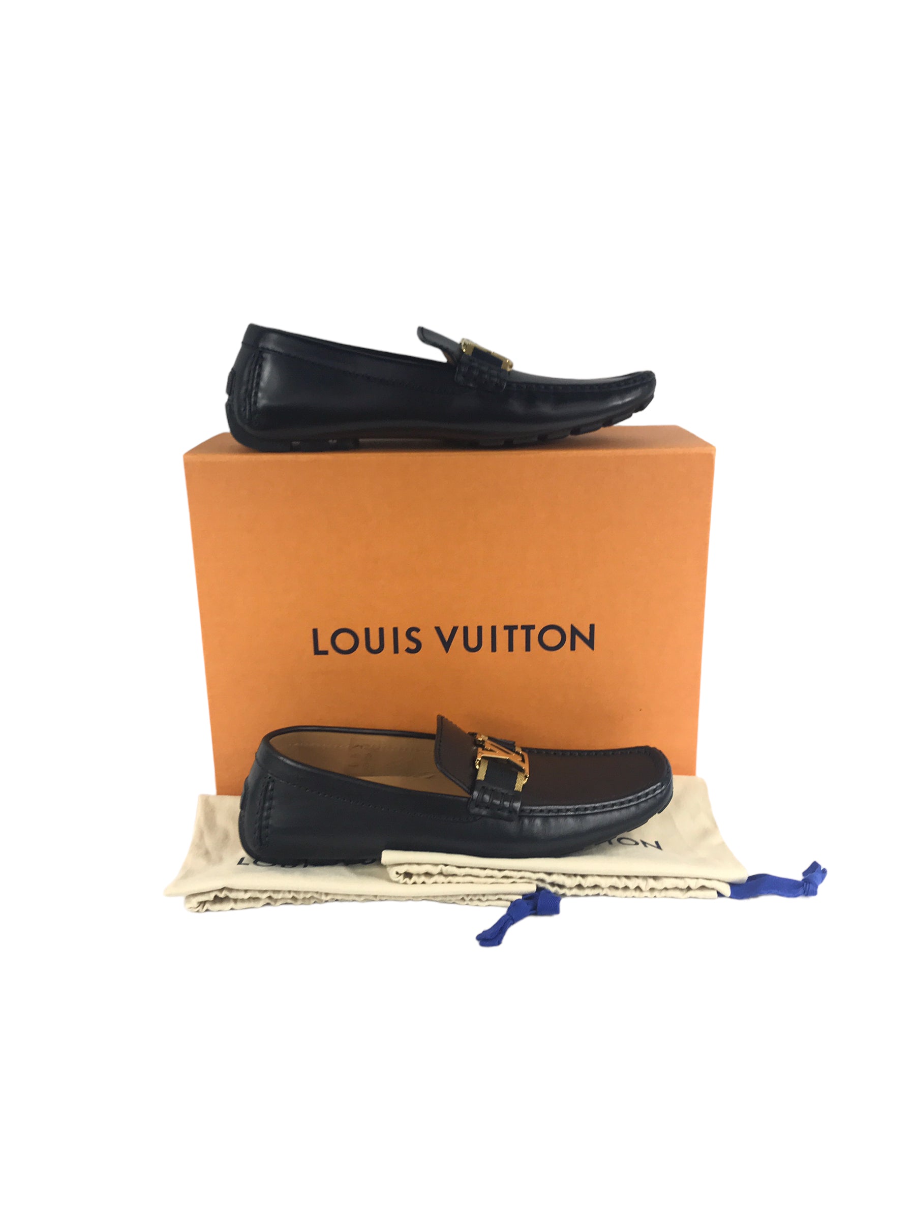 100% AUTHENTIC MEN’S LOUIS VUITTON WATERFRONT MULE SLIDES MONOGRAM US 9