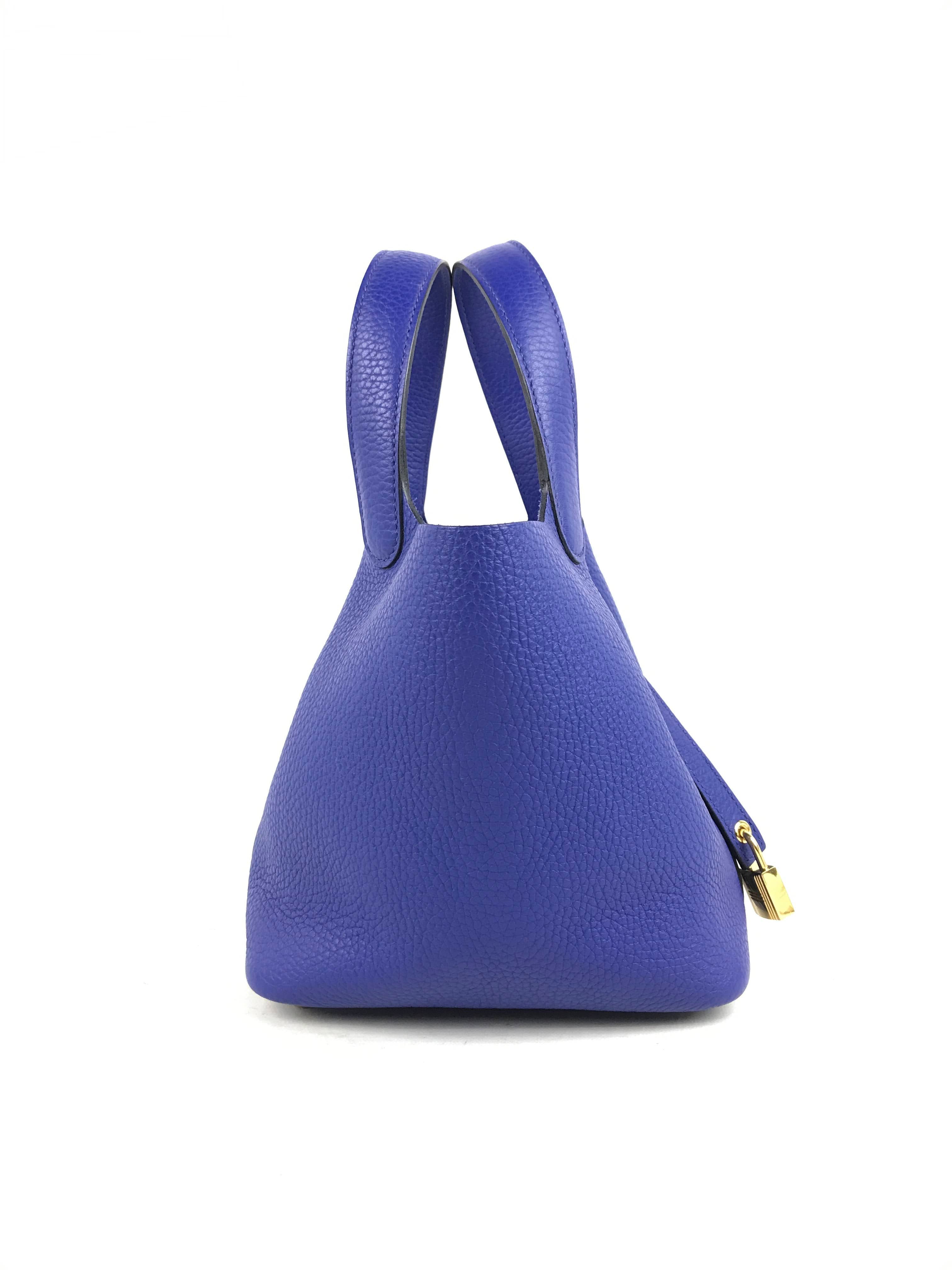 Royal Blue Clemence Picotin Lock 18 Bag W/GHW – Haute Classics