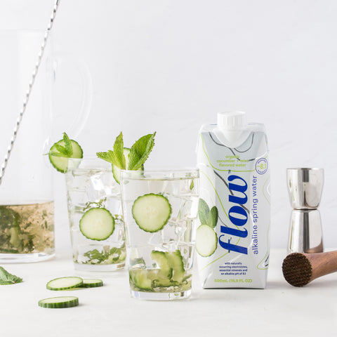cucumber + mint cooler - Flow Alkaline Spring Water