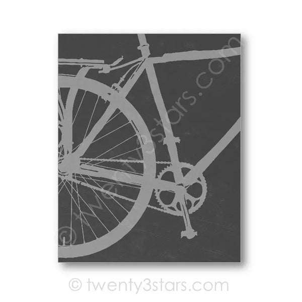 Bicycle Silhouette Wall Art - twenty3stars twenty3stars