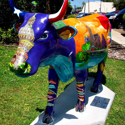 Austin cow sculpture best retirement cities