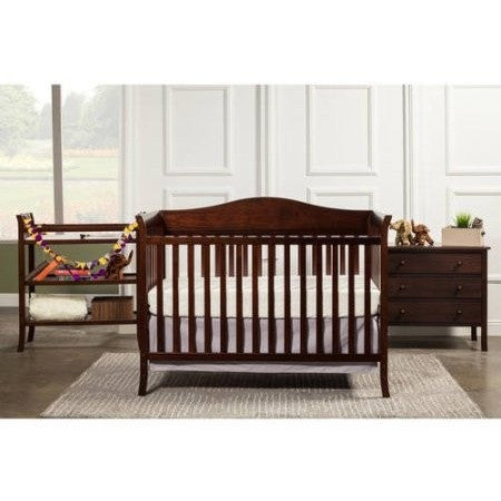 crib and changing table dresser set