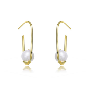 Rarities Gold-Plated Sterling Silver Gemstone Pavé Drop Earrings - 21160666