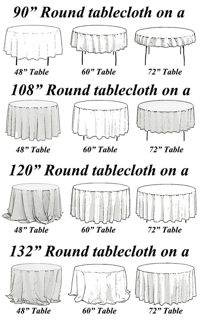 60 round tablecloths vintage