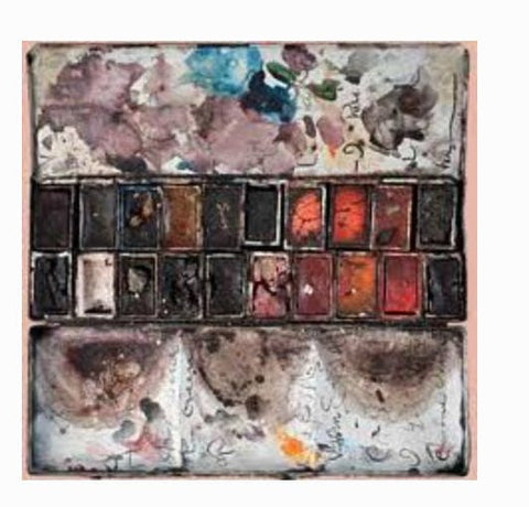 WInslow Homer's paint box and palette.