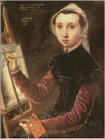 Caterina Van Hemessen, Self-Portrait