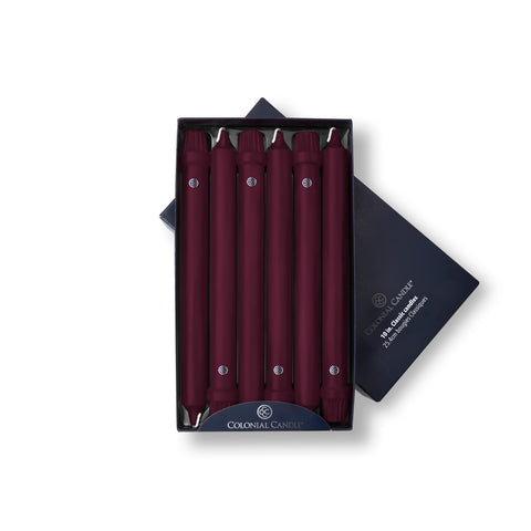 Deep Mulberry Tapers