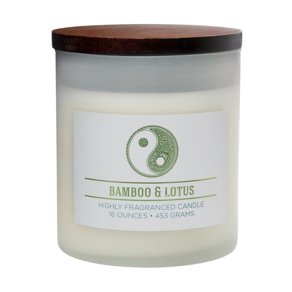 Bamboo Lotus Candle, 16 oz