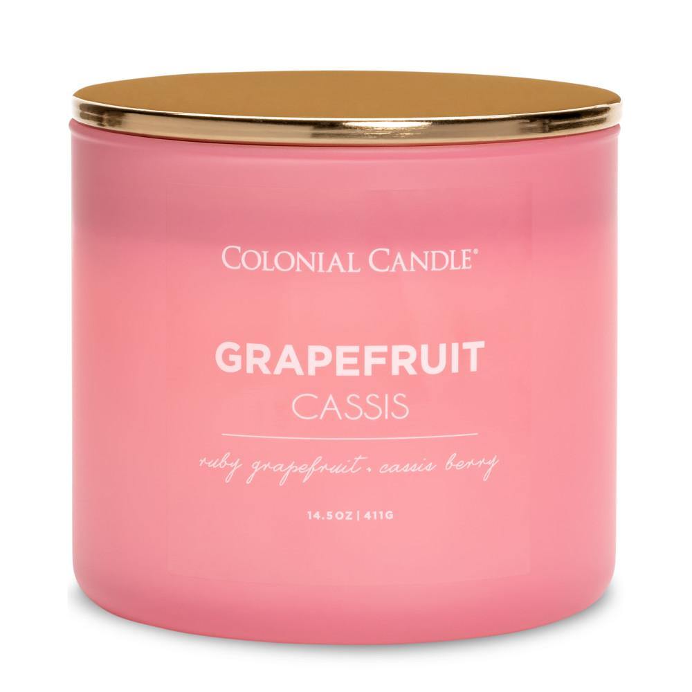 Grapefruit Cassis Candle, Pop of Color Collection, 14.5 oz