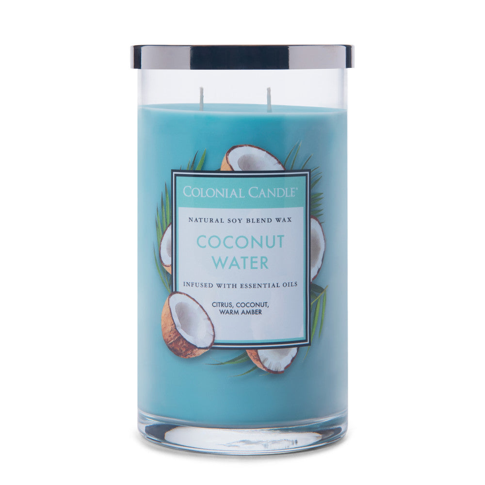 Coconut Water Candle, Classic Cylinders Collection, 19 oz