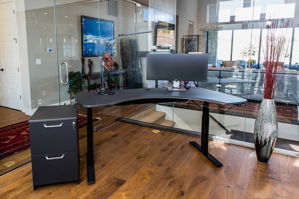 L Shaped Standing Desk