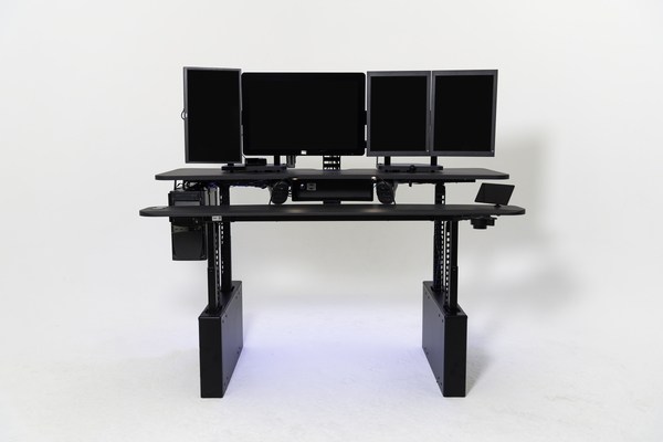 Xybix Radiology Desk. Sit to stand medical desk.