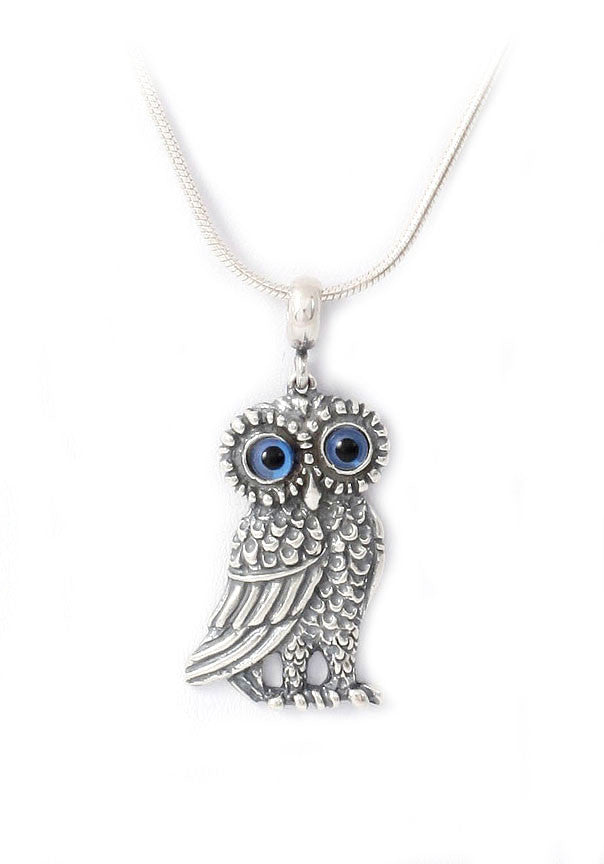 Owl Pendant – GreekJewelryDesign.com