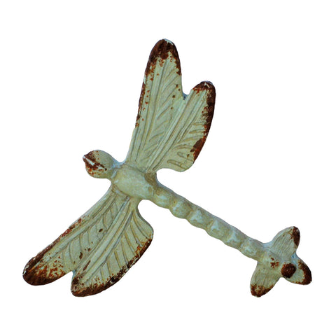 sea foam green dragonfly pull by charleston knob company