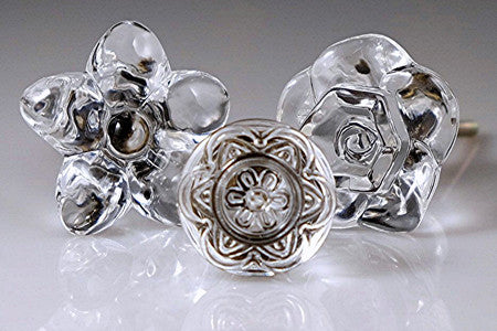 lucent glass cabinetry knobs 