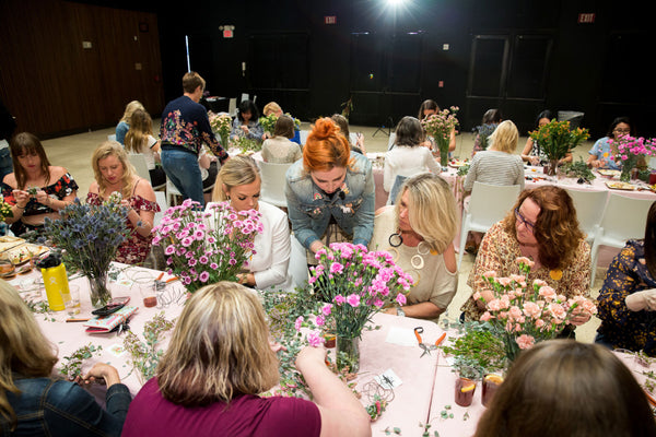 Art Alive flower crown making class