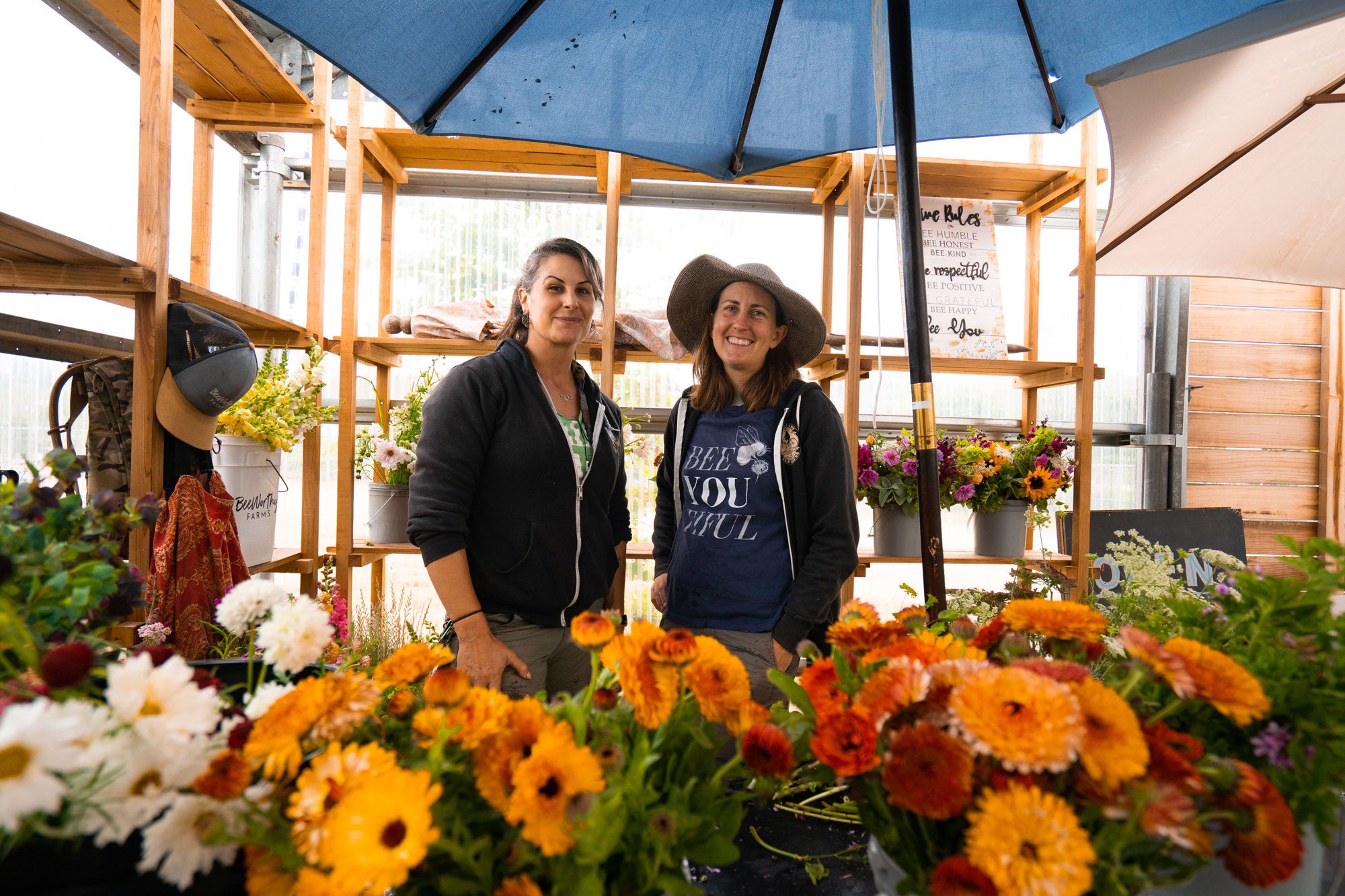 Beeworthy flower farm stand