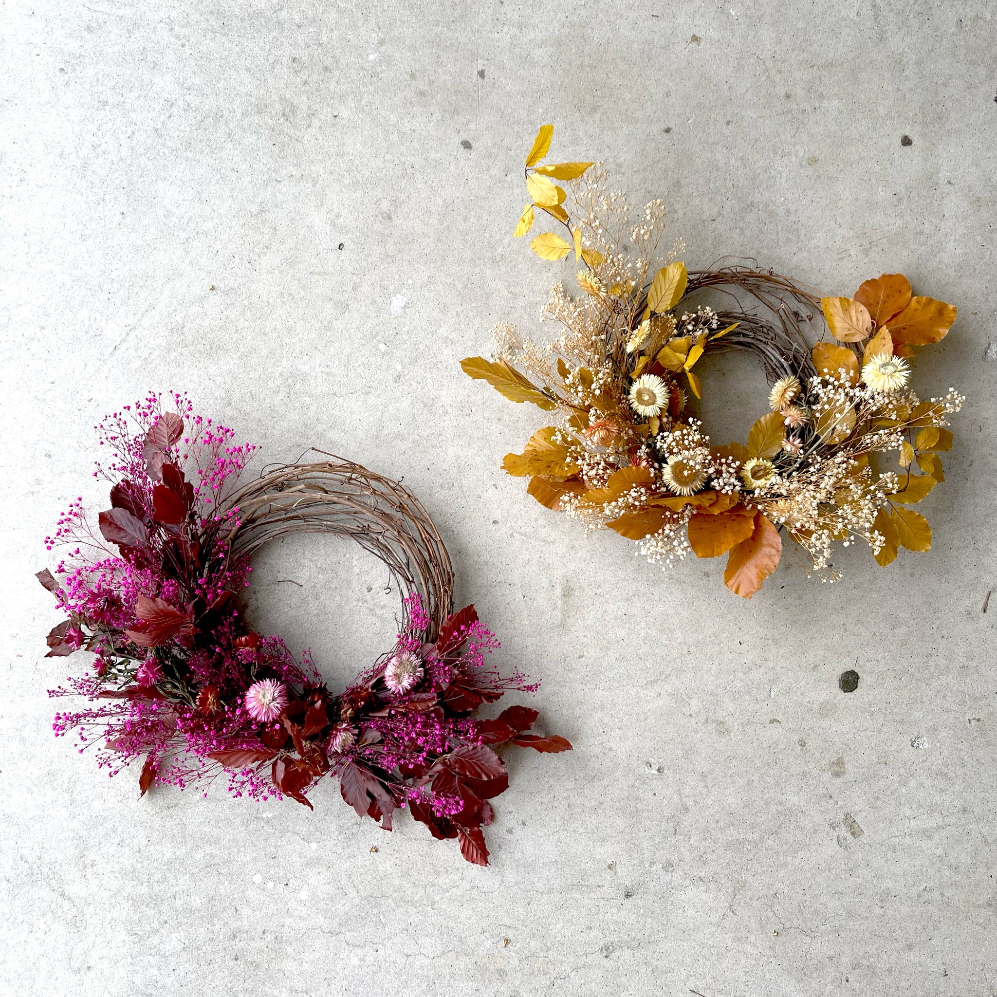 Fall Flower Wreath