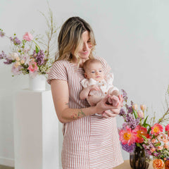 Native Poppy founder Natalie Gill and baby