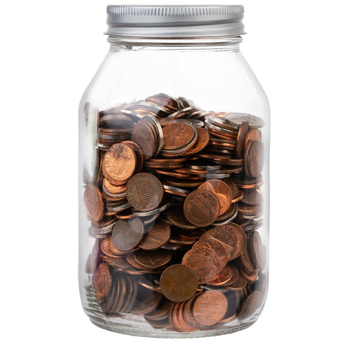 jar of one penny