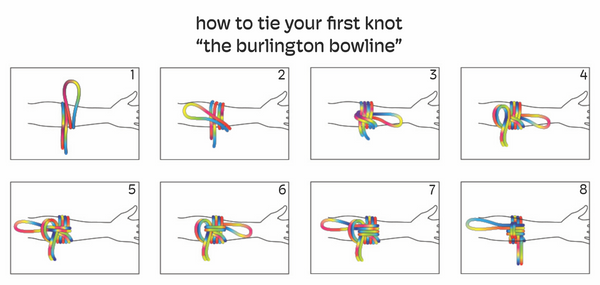 How to tie your first bondage rope knot