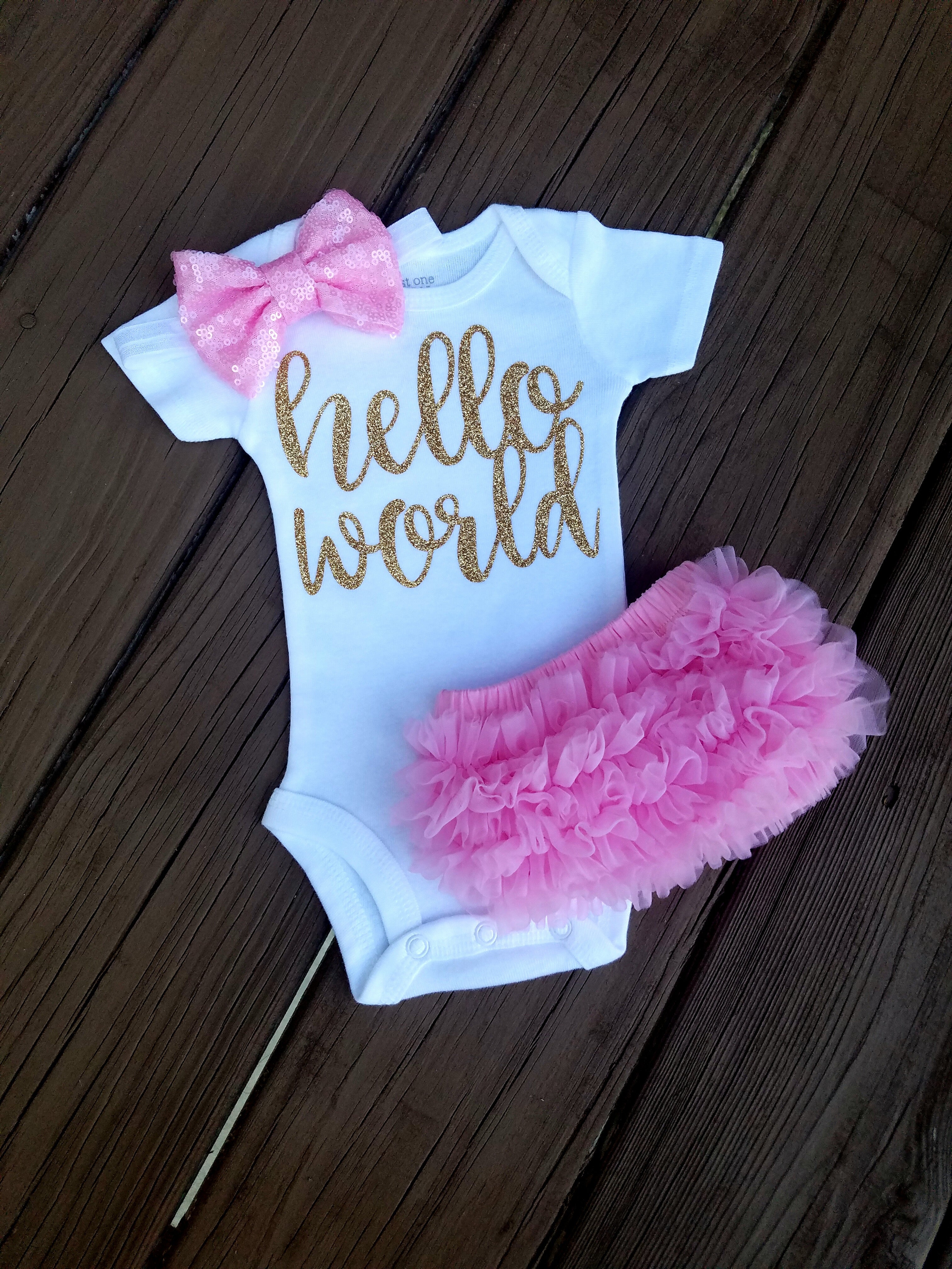 pink newborn onesie