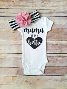 mothers day onesie for baby girl