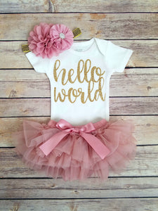 rose newborn outfit