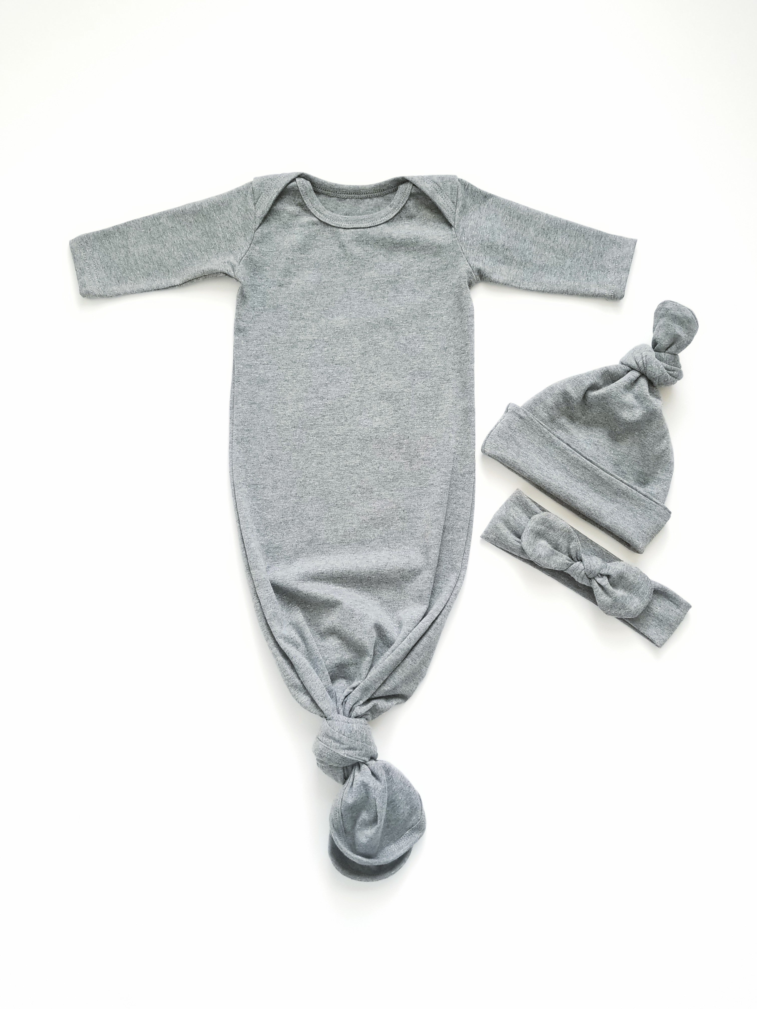 grey newborn outfit