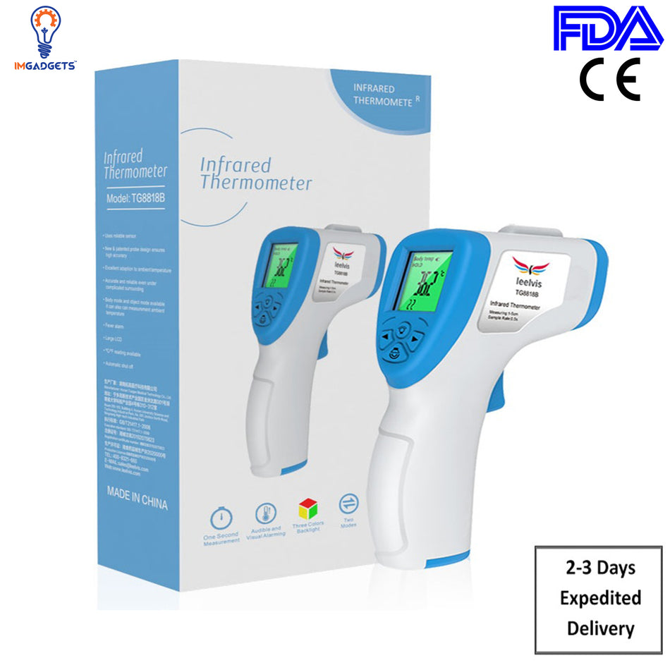 Forehead Thermometer Non Contact Infrared Thermo Gun Infrared Thermometer -  China Frontal Thermometer, Thermometer Camera