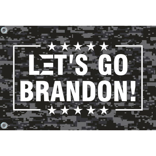 Let's Go Brandon Flag in Black – Fest Flags SA