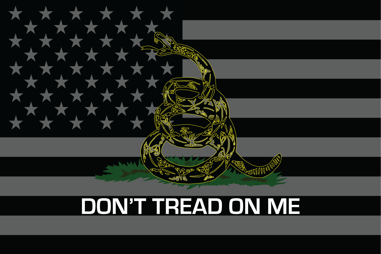 Buy Dont Tread on Me We the People American Sublimated Double Online in  India  Etsy
