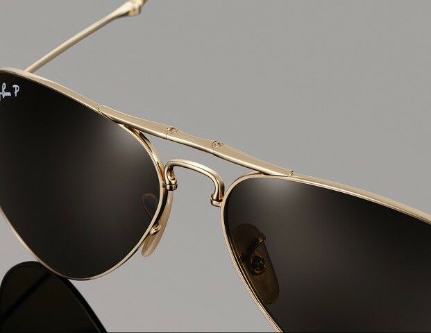 Ray-Ban 22kt Gold Plated Unisex Sunglasses RB 3479KQ 001/M7 58mm | iframes  