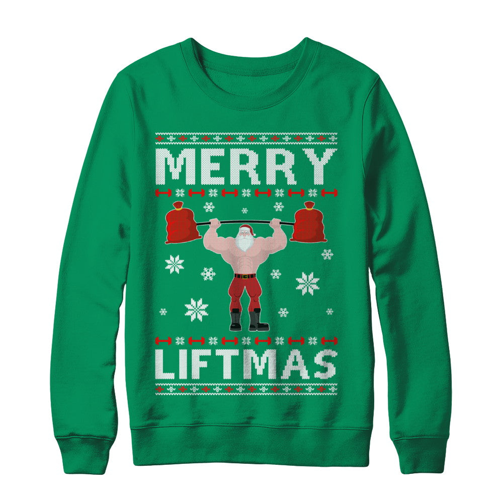 merry liftmas christmas sweater