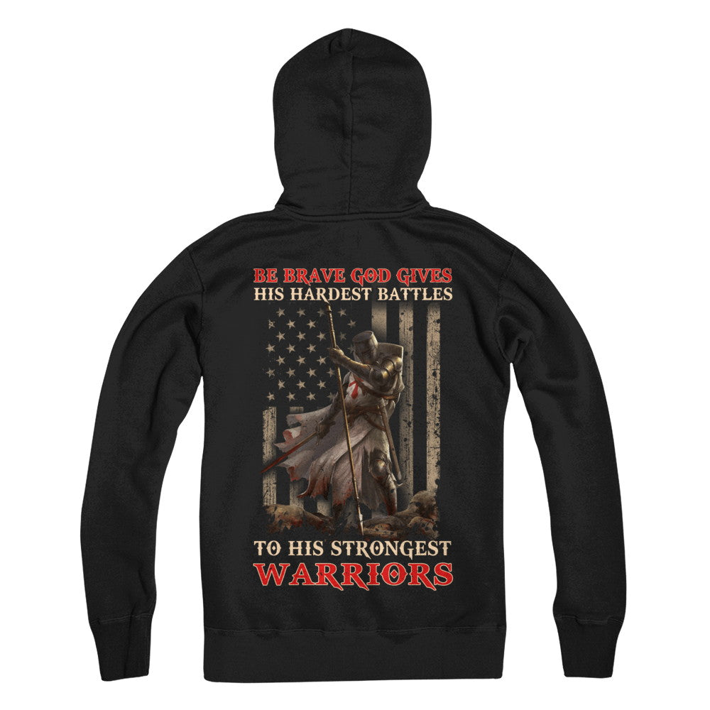 God Gives His Hardest Battles To His Strongest Warrior Shirt & Hoodie ...