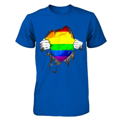 Rainbow Lesbian Gay Pride LGBT Super Stronger Shirt & Hoodie ...