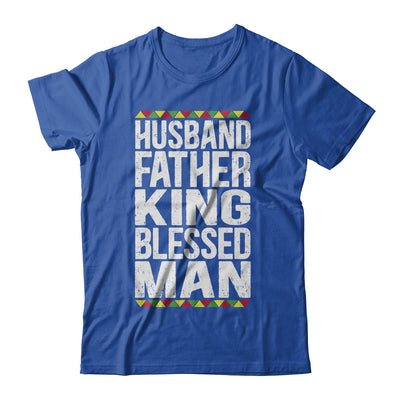 Download Husband Father King Blessed Man Black Pride Dad Gift Shirt ...